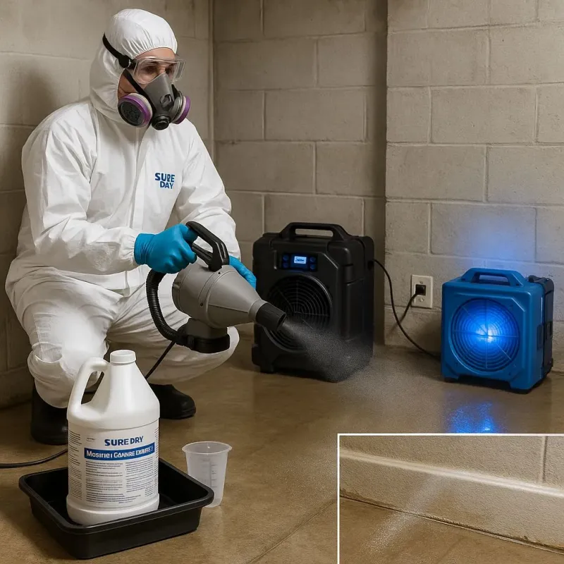 Sanitization and Odor Removal process in Ashburnham, MA