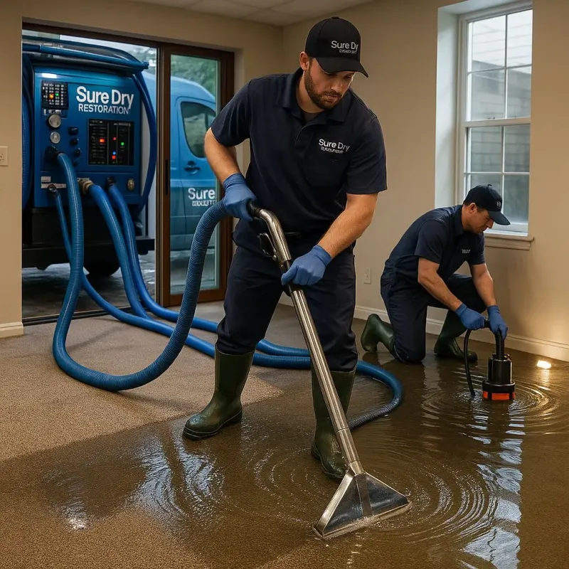 Water Extraction and Removal process in Ashburnham, MA